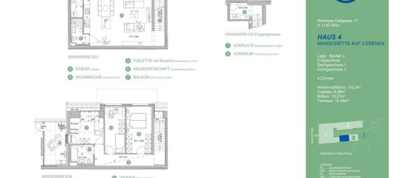 Dúplex de 3 dormitorios en Hietzing, Austria No. 132655 21