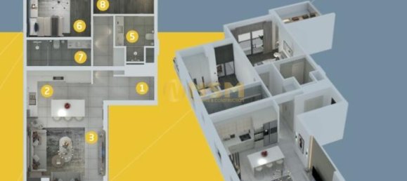 Wohnung 1+1 in Mersin, Turkey, Nr. 8438 22