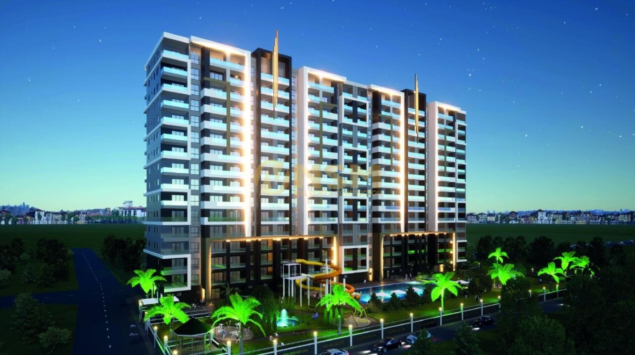 Wohnung 1+1 in Mersin, Turkey, Nr. 8438