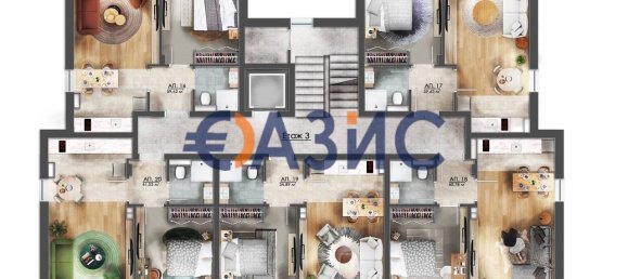 1 bedroom Apartment in Sveti Vlas, Bulgaria No. 355 17