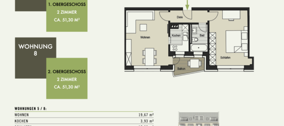 Apartamento T1 em Cologne, Germany N.º 284584 8