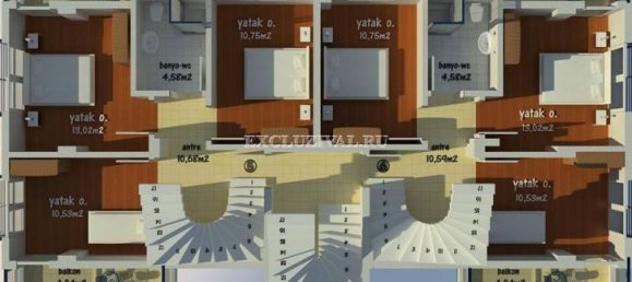 Квартира 1+1 в Дидим, Турция № 30874 2