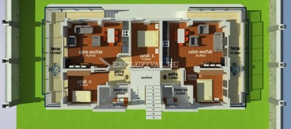 Квартира 1+1 в Дидим, Турция № 30874 5