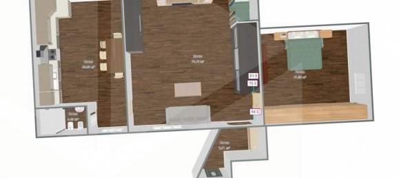 3 rooms Apartment in Naples, Italy No. 26501 5