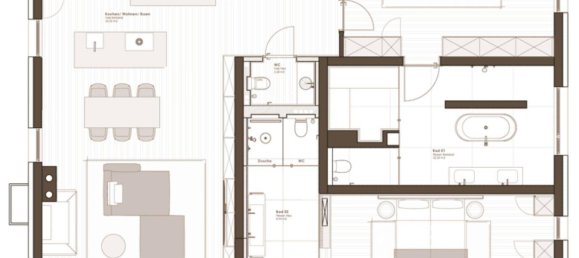 3 غرف نوم شقة في Aurach bei Kitzbuhel, Austria رقم 168722 12