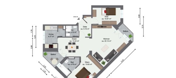 Apartamento T2 em Segeberg, Germany N.º 314433 12