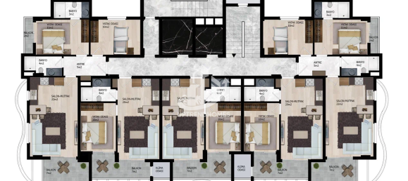 Apartment 1+1 in Avsallar, Turkey No. 15614 23