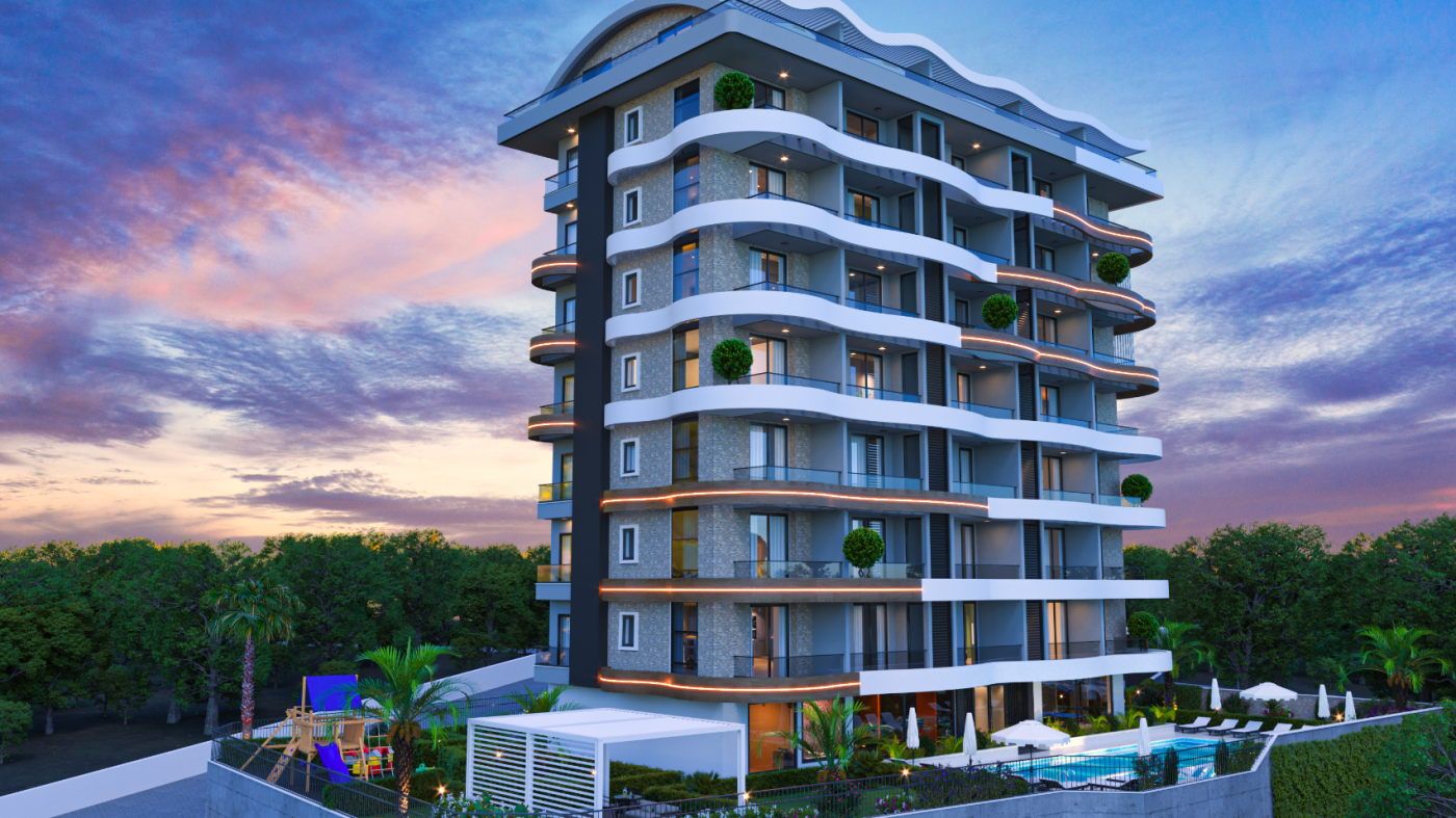 Apartment 1+1 in Avsallar, Turkey No. 15614