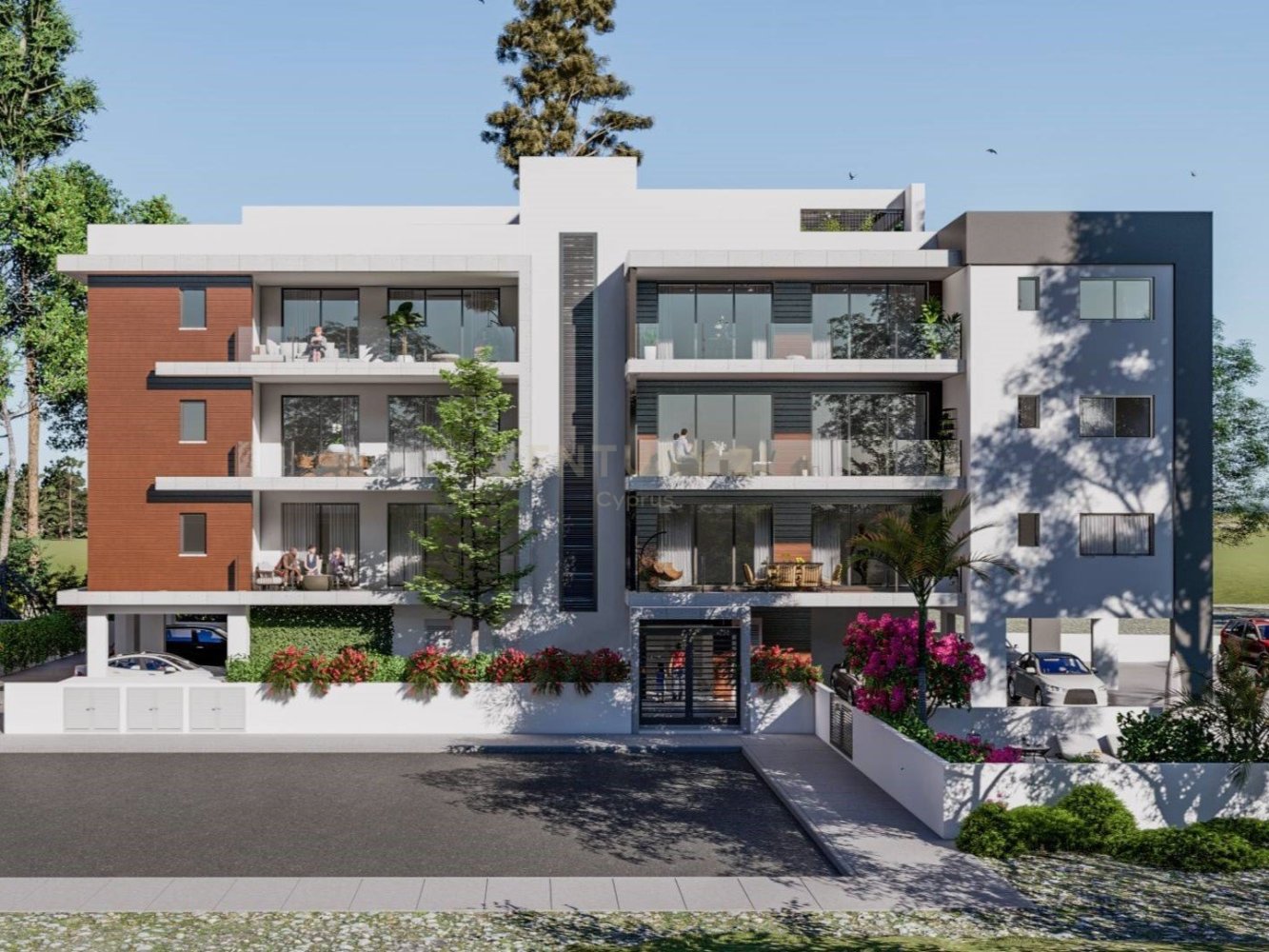 Квартира с 2 спальнями в Като Полемидия, Кипр № 3806