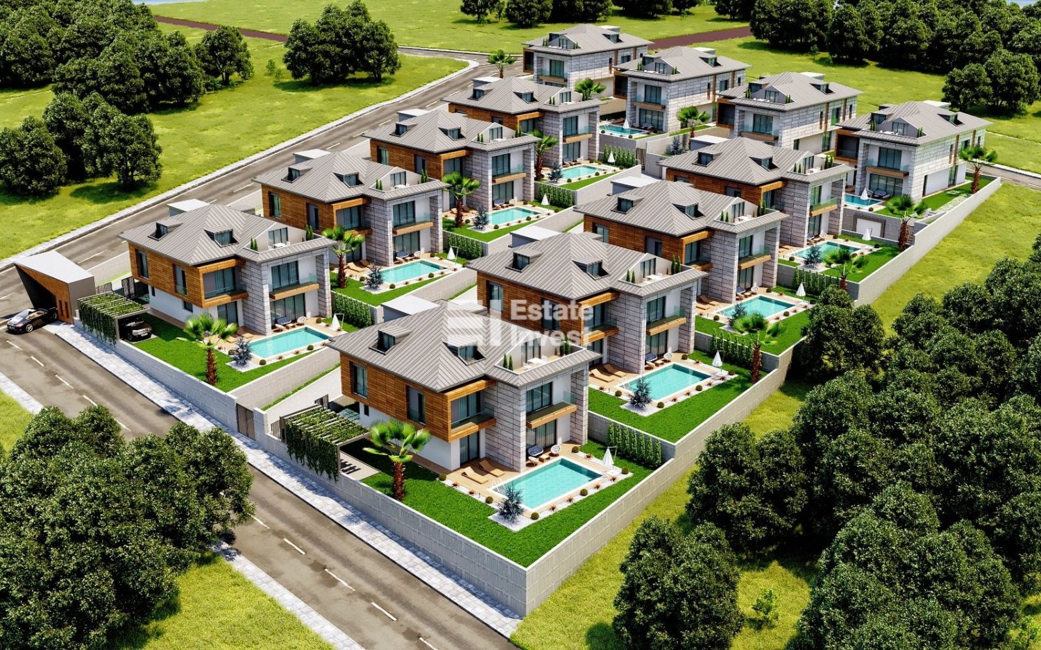 Вилла 7+2 в Стамбул, Турция № 26029