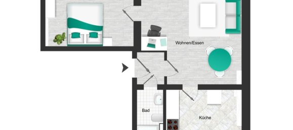 1 غرف نوم شقة في Gesundbrunnen, Germany رقم 295269 14