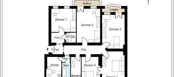 Квартира с 5 комнатами в Халензе, Германия № 345012 39