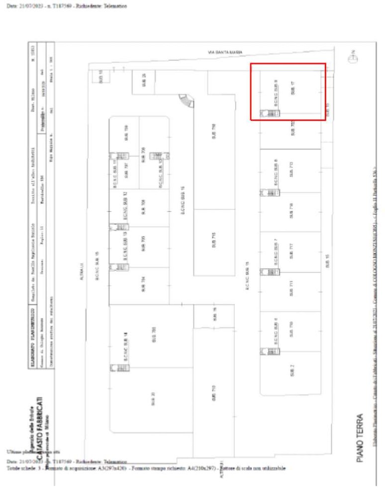 Gebäude in Cologno Monzese, Italy 577m², Nr. 310001