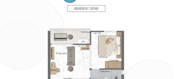 Condominio de 1 dormitorio en Rawai, Thailand No. 12541 11