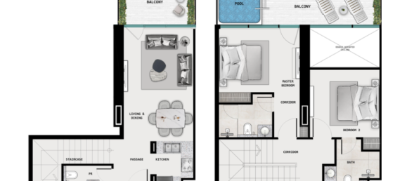 استوديو في Majan, UAE رقم 121635 11