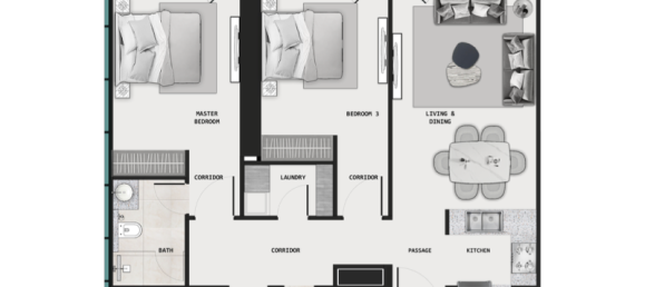 استوديو في Majan, UAE رقم 121635 10