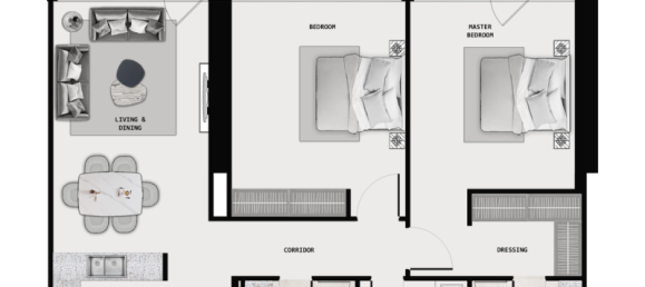 استوديو في Majan, UAE رقم 121635 9