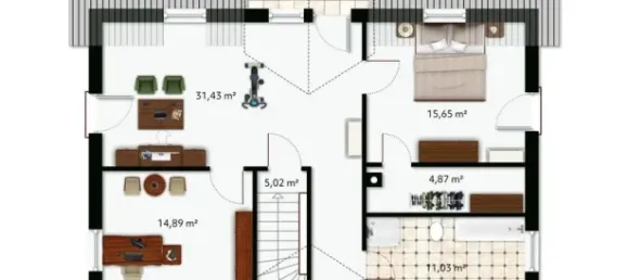 Дом с 2 спальнями в Хафельланд, Германия № 80887 16