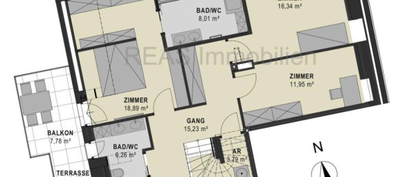 4 rooms Duplex in Ottakring, Austria No. 196891 44