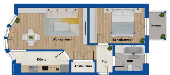 2غرفة شقة في Leipzig, Germany رقم 289527 8