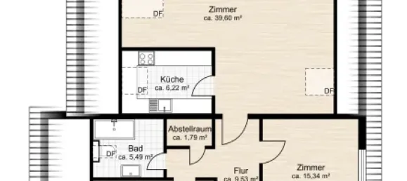1 bedroom Apartment in Mannheim, Germany No. 88742 11
