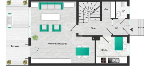 5 rooms Townhouse in Cologne, Germany No. 122175 8