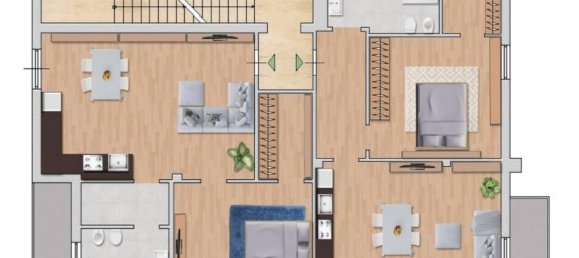 4-Zimmer Wohnung in Rome, Italy, Nr. 132923 21