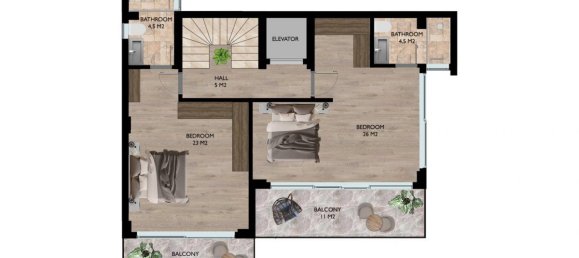 4 rooms Villa in Alanya, Turkey No. 9915 18