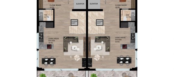 4 rooms Villa in Alanya, Turkey No. 9915 15