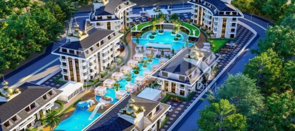 Квартира 1+1 в Аланья, Турция № 14414 5