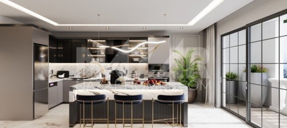 Квартира 1+1 в Аланья, Турция № 14414 17