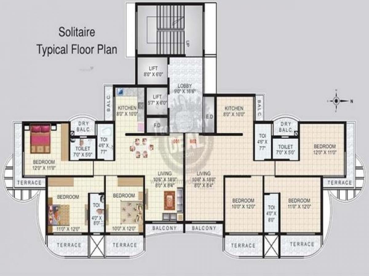 2 bedrooms House in Mumbai, India No. 9887