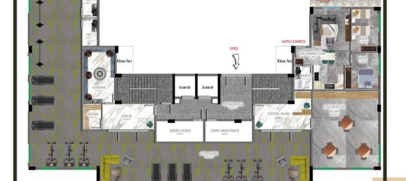 Квартира 1+1 в Конаклы, Турция № 31294 13