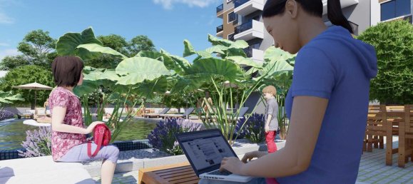 Квартира 1+1 в Конаклы, Турция № 31294 12