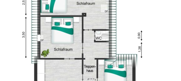 Casa de 6 divisões em Saarbrucken, Germany N.º 258451 29