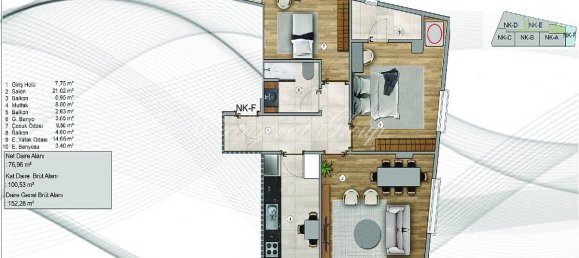 Apartment 2+1 in Istanbul, Turkey No. 28934 15
