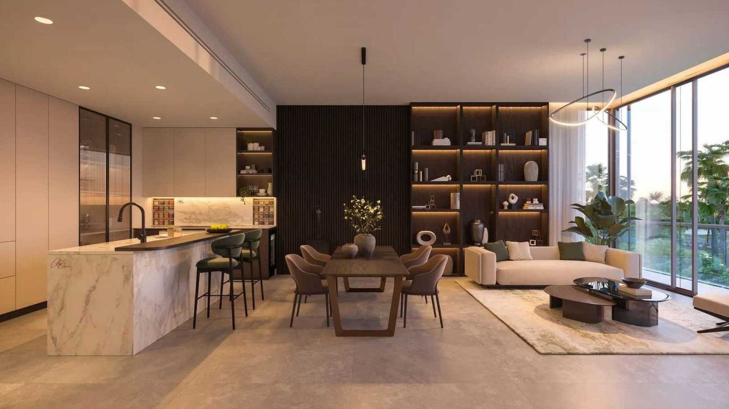 Квартира с 3 спальнями в SAMA YAS, Остров Яс, ОАЭ № 62381