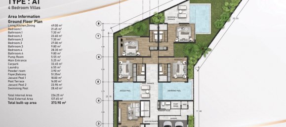 Villa de 4 dormitorios en Waranya Villas, Phuket, Thailand No. 31833 5