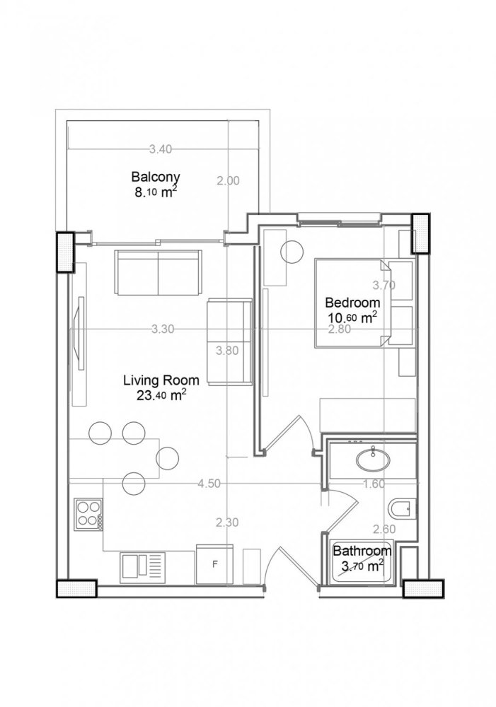 Apartment 1+1 in Yekta Green Life Gazipasa Residence, Gazipasa, Turkey No. 39562 1