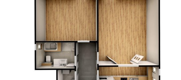 Квартира с 1 спальней в Росток, Германия № 336358 18