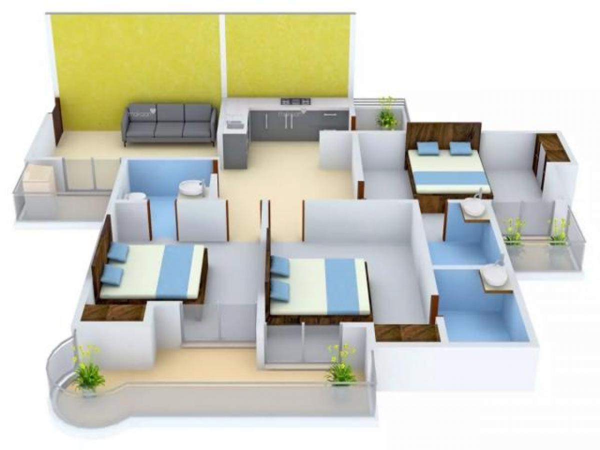 3 bedrooms House in Noida, India No. 17800