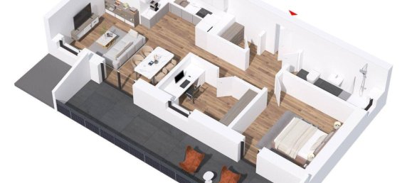 3 rooms Apartment in Elmen, Austria No. 13352 2