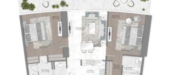 Dúplex de 1 dormitorio en Dubai Harbour, UAE No. 121600 15