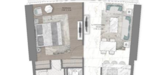 Dúplex de 1 dormitorio en Dubai Harbour, UAE No. 121600 12