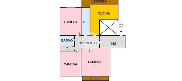 Apartamento de 3 habitaciónes en Palermo, Italy No. 3112 27