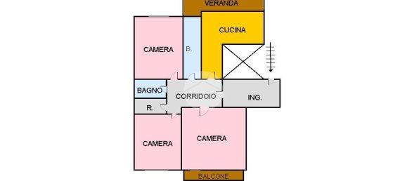 Apartamento de 3 habitaciónes en Palermo, Italy No. 3112 28