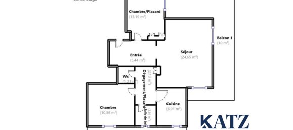 2 Schlafzimmer Wohnung in Garches, France, Nr. 320464 7