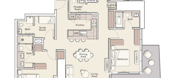 Studio in Dubai, UAE No. 121651 10