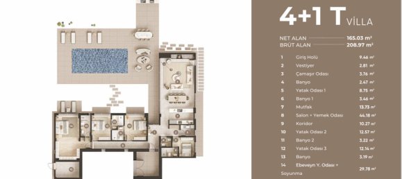 Villa 4+1 in Izmir, Turkey No. 13679 2