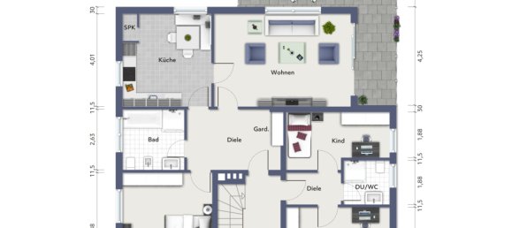 Таунхаус с 6 комнатами в Падерборн, Германия № 345573 32